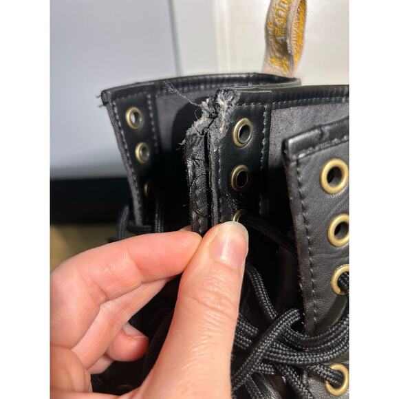Doc Martens Vegan 1460 Felix Lace Up Boots Mens 6 Women’s 5 Grunge Chunky Oxford - Picture 13 of 13